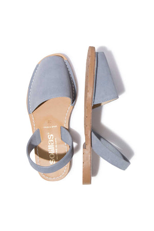 Mola - Original Menorcan Sandals in Blue Suede