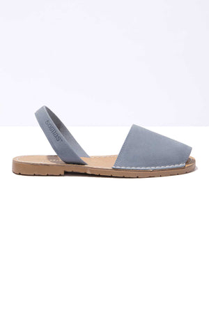 Mola - Original Menorcan Sandals in Blue Suede