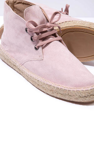 Flor - Suede Espadrille Boots
