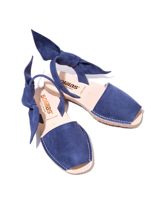Indigo Isabel - Big Bow Menorcan sandals