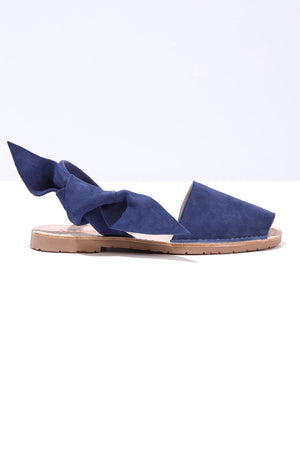 Indigo Isabel - Big Bow Menorcan sandals