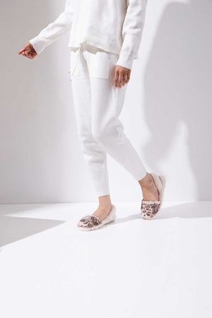 LEOPARDO CASA - Leopard Fluffy Balearic Slippers