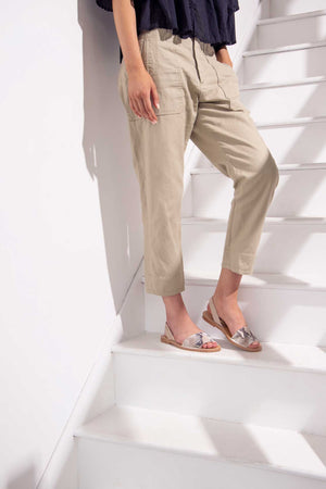 PYTON FRESCA - Snake Effect Leather Menorcan Sandals