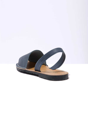 MARINA ORIGINAL - Navy Leather Menorcan Sandals