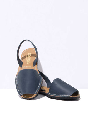MARINA ORIGINAL - Navy Leather Menorcan Sandals
