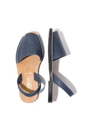 MARINA ORIGINAL - Navy Leather Menorcan Sandals