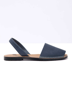 MARINA ORIGINAL - Navy Leather Menorcan Sandals