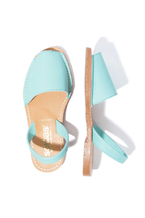 LAGO ORIGINAL - Turquoise Leather Menorcan Sandals