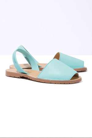 LAGO ORIGINAL - Turquoise Leather Menorcan Sandals