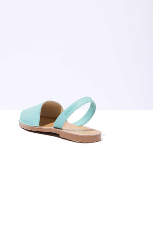 LAGO ORIGINAL - Turquoise Leather Menorcan Sandals