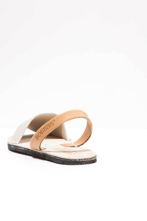 Jordi - Two Tone Leather Men's sandals