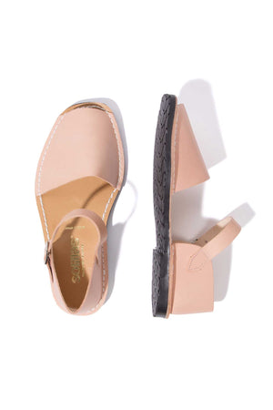 Salmon Worker - Leather Buckle sandals