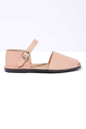 Salmon Worker - Leather Buckle sandals