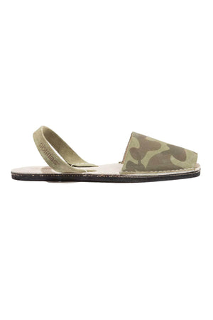 Khaki Camo - Camoflague Suede sandals - Men