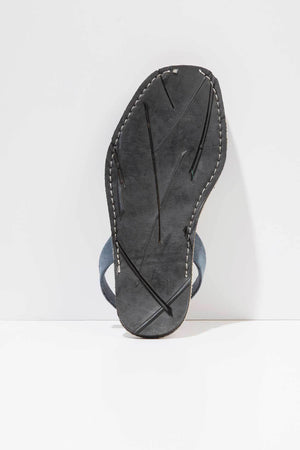 Navy Camo - Camoflague Suede sandals - Men