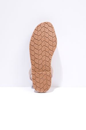 CALMA - Original Menorcan Sandals in Taupe Suede Leather
