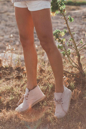 Flor - Suede Espadrille Boots