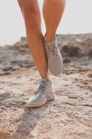 Granito - Leather Espadrille Boots