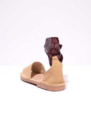 Pradera Curva - Ankle Wrap sandals