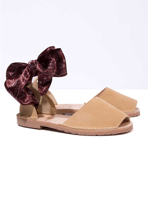 Pradera Curva - Ankle Wrap sandals