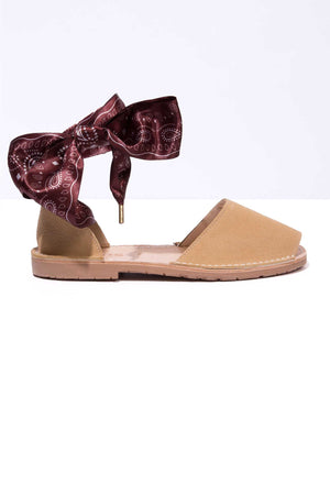 Pradera Curva - Ankle Wrap sandals