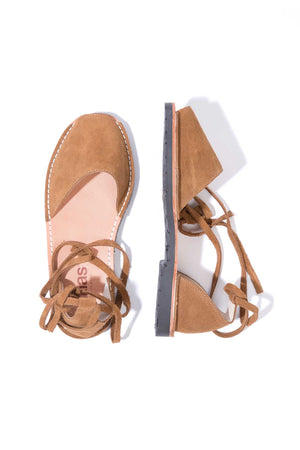 Arenilla - Suede Ankle Tie Sandals