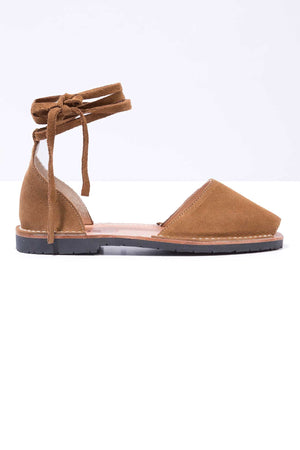 Arenilla - Suede Ankle Tie Sandals