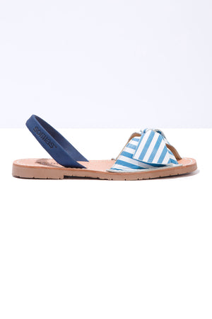 Marina Lazo - Bow Detail Suede Sandals