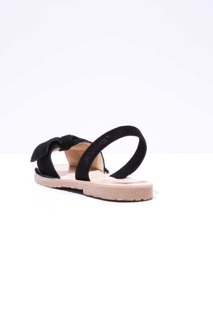 Noche Lazo - Bow Detail Suede sandals