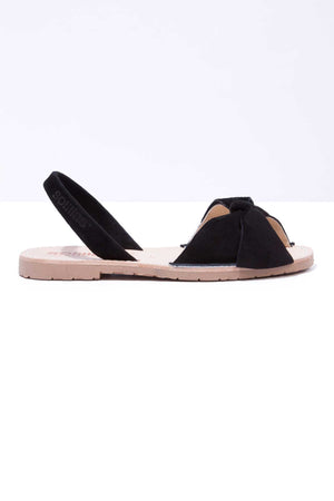 Noche Lazo - Bow Detail Suede sandals