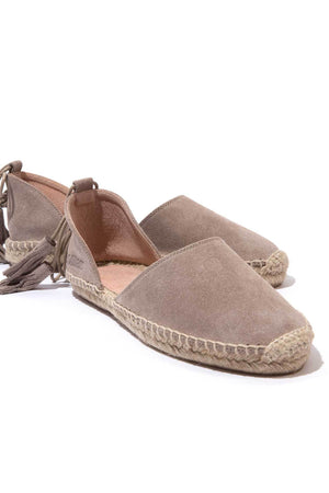 Paloma - Suede Ankle Tie Espadrilles