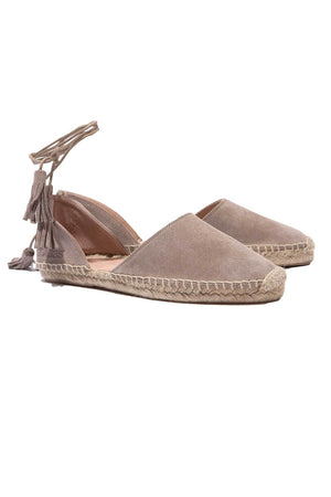 Paloma - Suede Ankle Tie Espadrilles