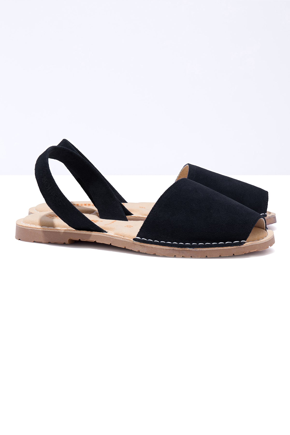 Noche Mimoso - Original Menorcan Sandals in Black Leather