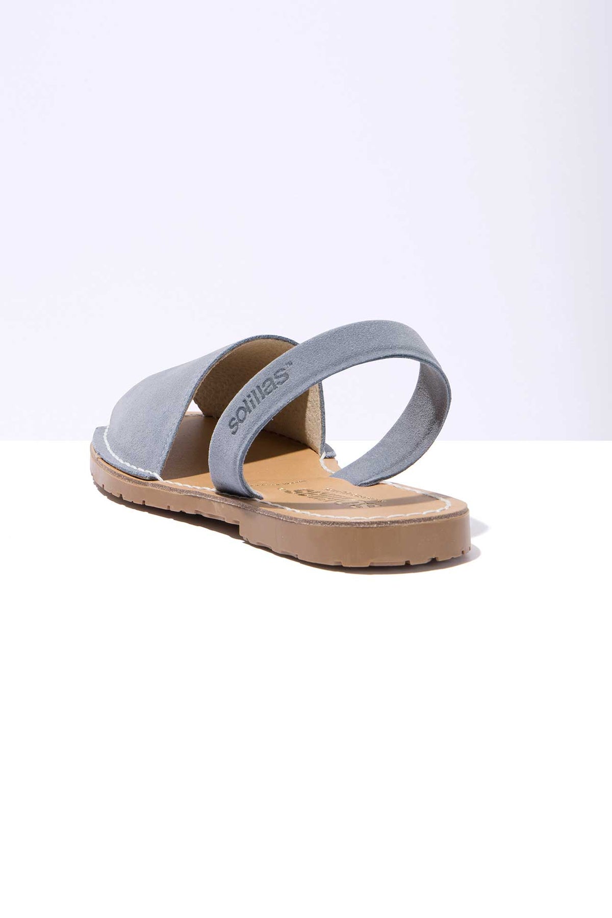 Mola - Original Menorcan Sandals in Blue Suede