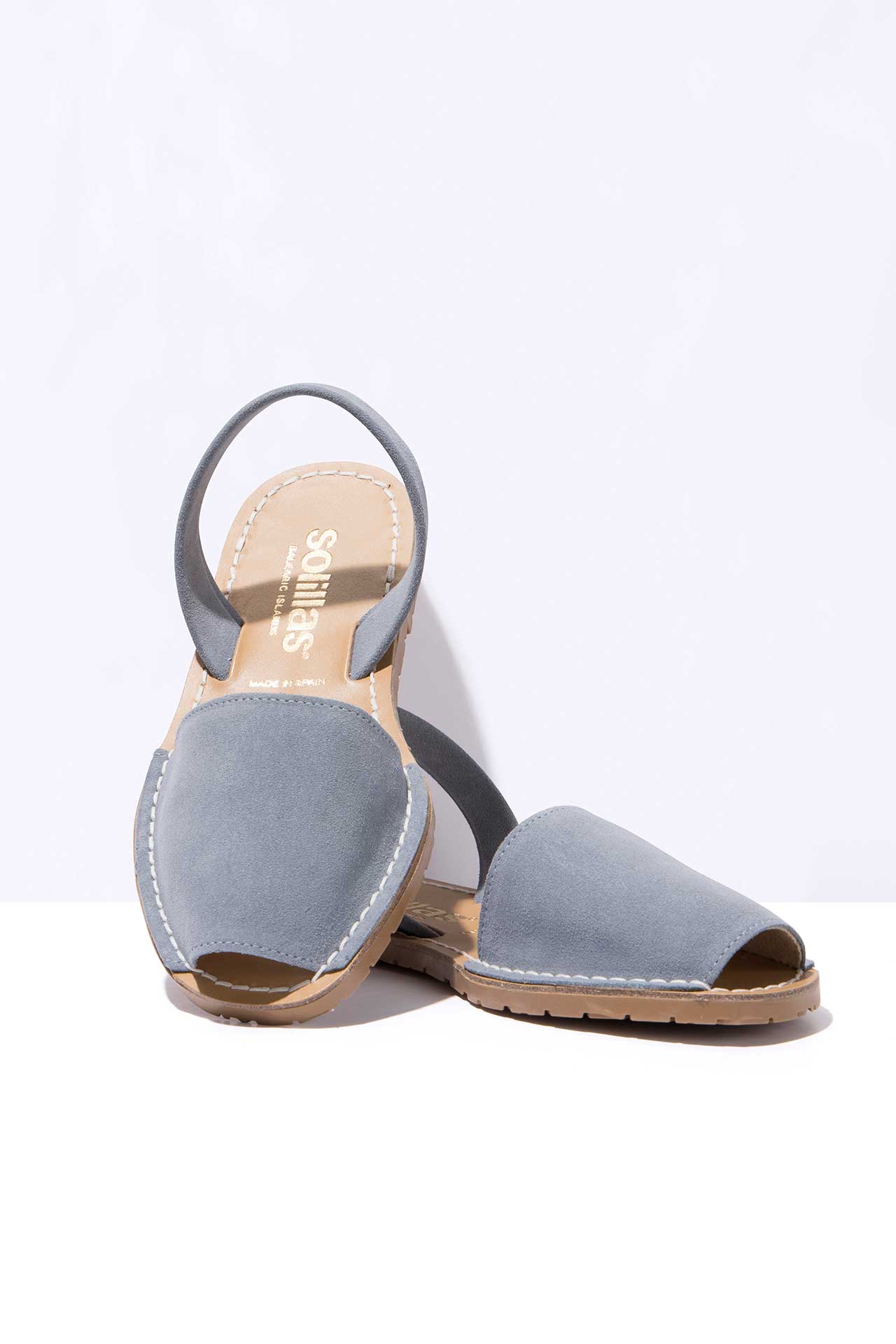Mola - Original Menorcan Sandals in Blue Suede