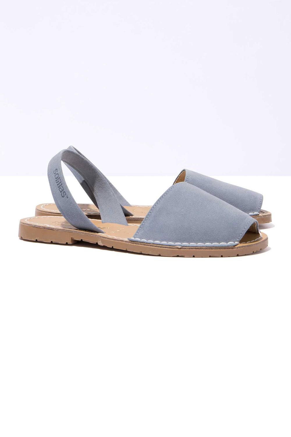 Mola - Original Menorcan Sandals in Blue Suede