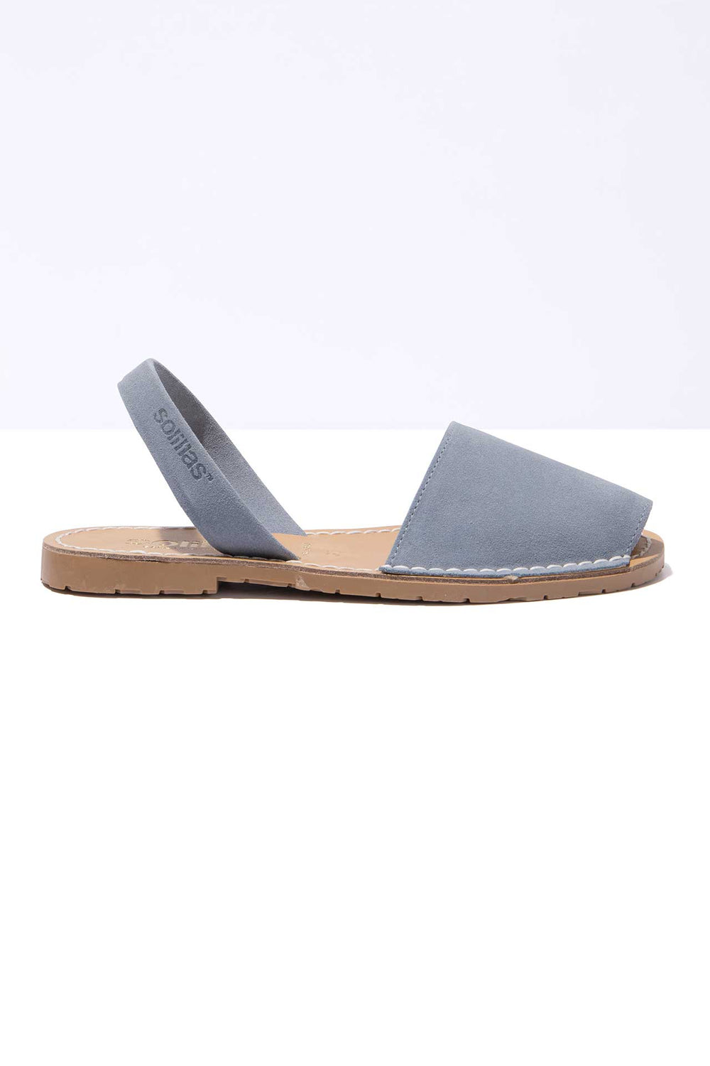Mola - Original Menorcan Sandals in Blue Suede