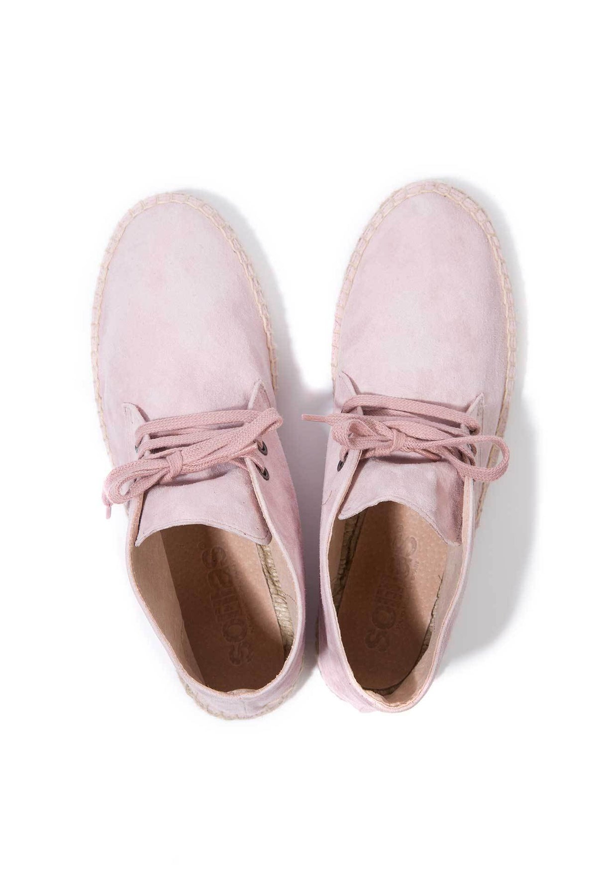 Flor - Suede Espadrille Boots