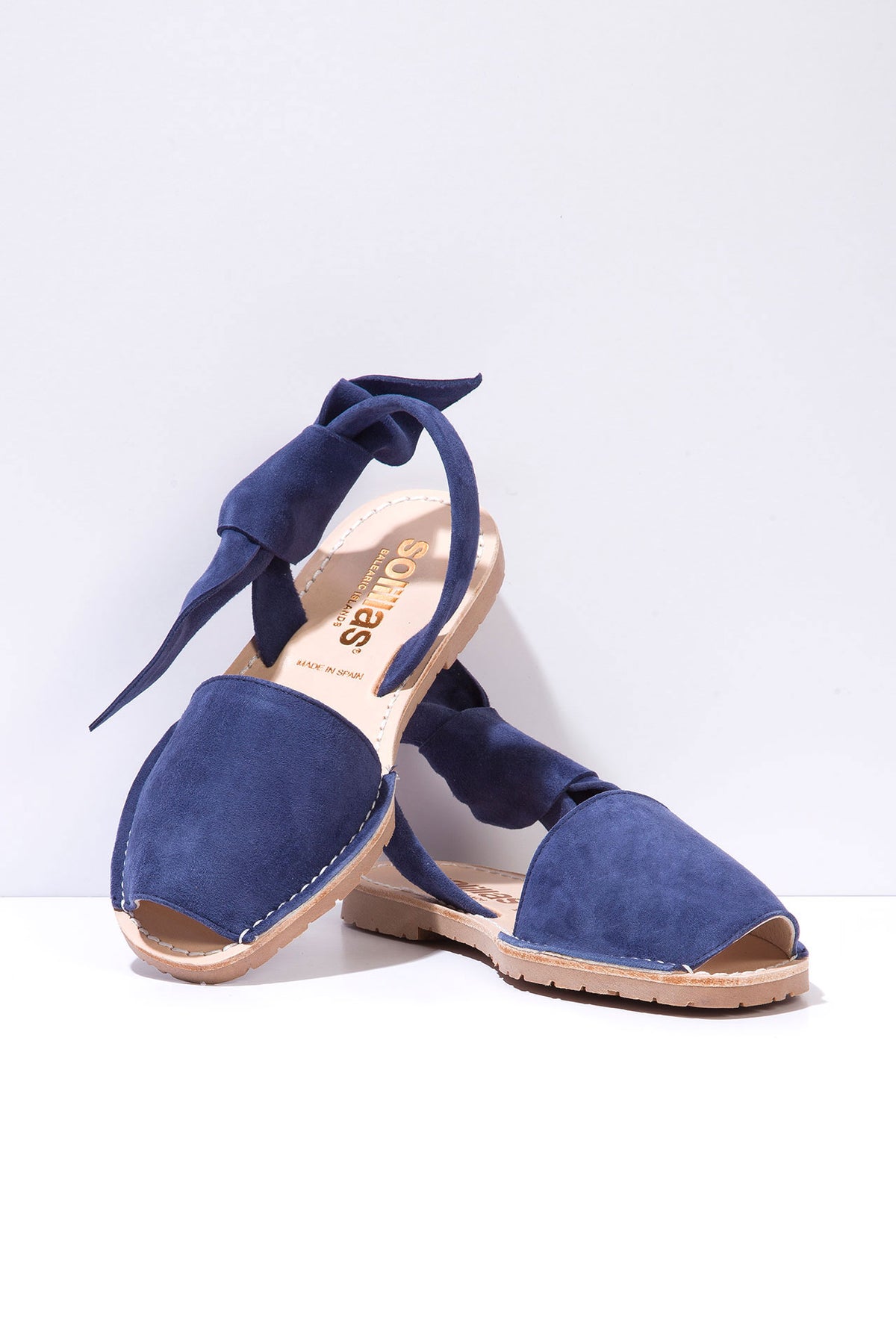 Indigo Isabel - Big Bow Menorcan sandals