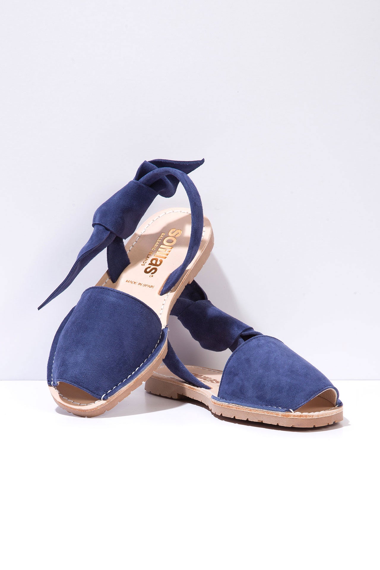 Indigo Isabel - Big Bow Menorcan sandals