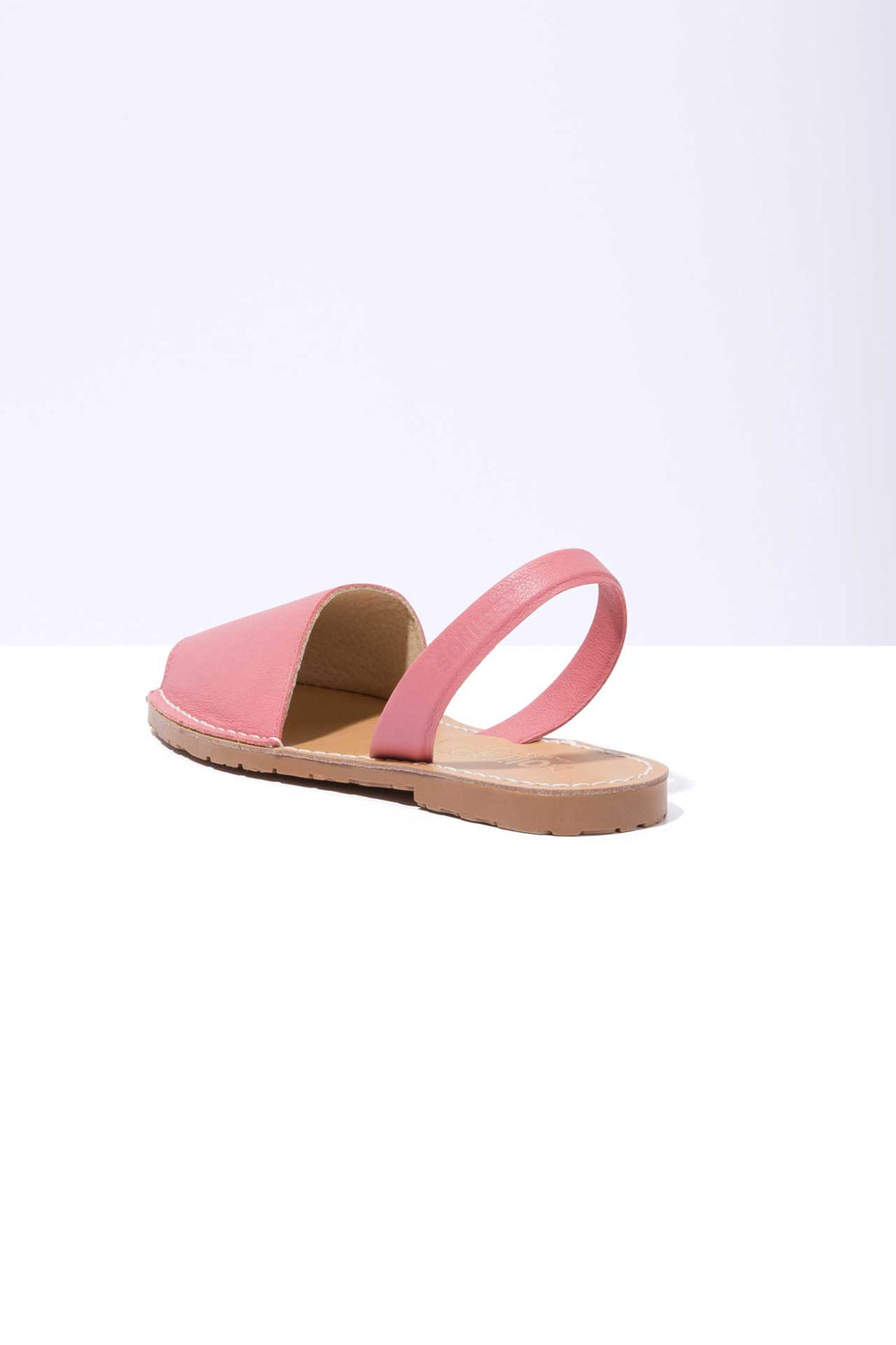 SORBETE ORIGINAL - Pink Leather Menorcan Sandals