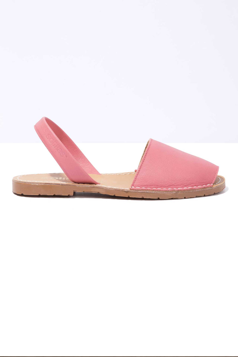SORBETE ORIGINAL - Pink Leather Menorcan Sandals
