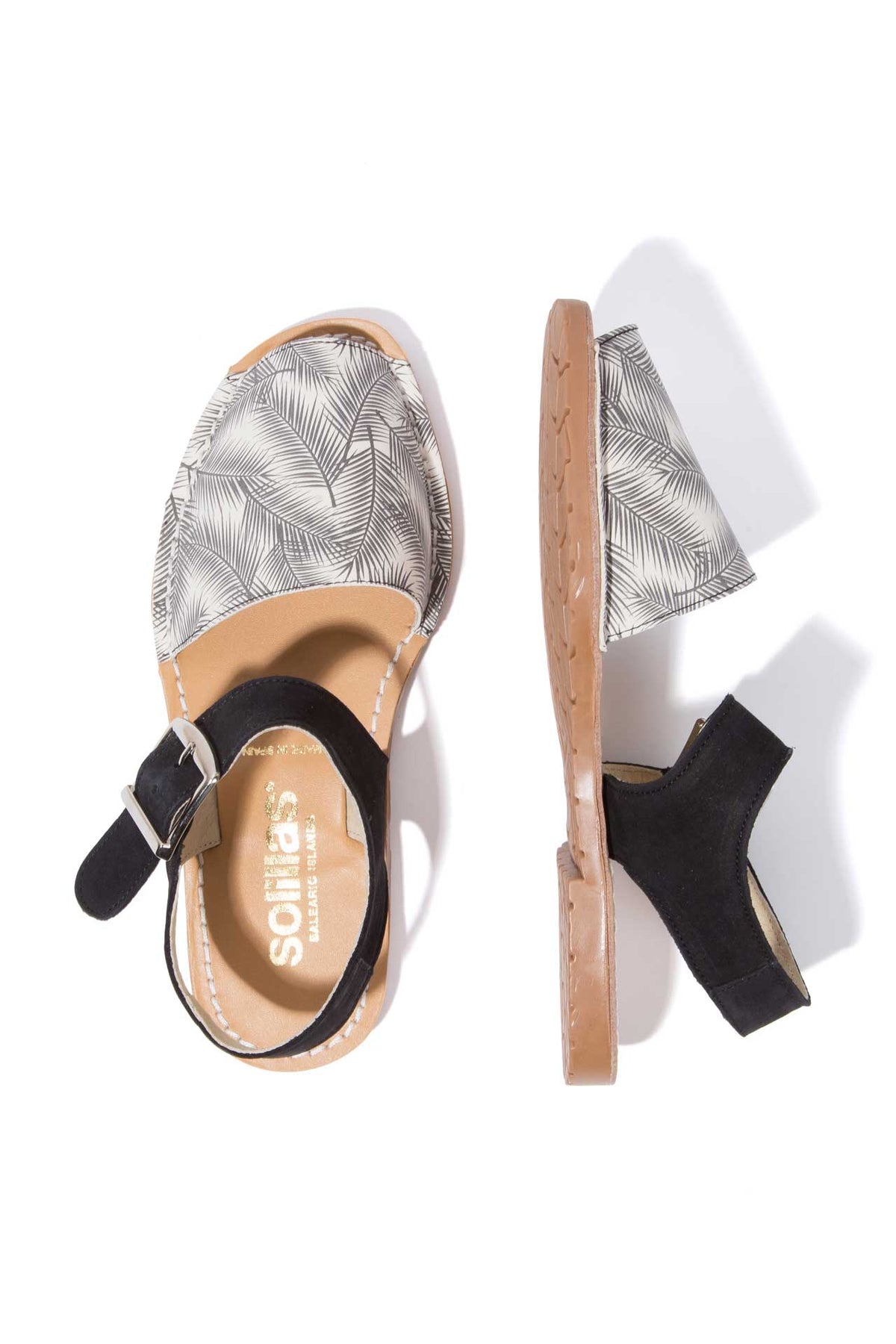 SOMBREADO PESCA - Palm Print Menorcan Sandals
