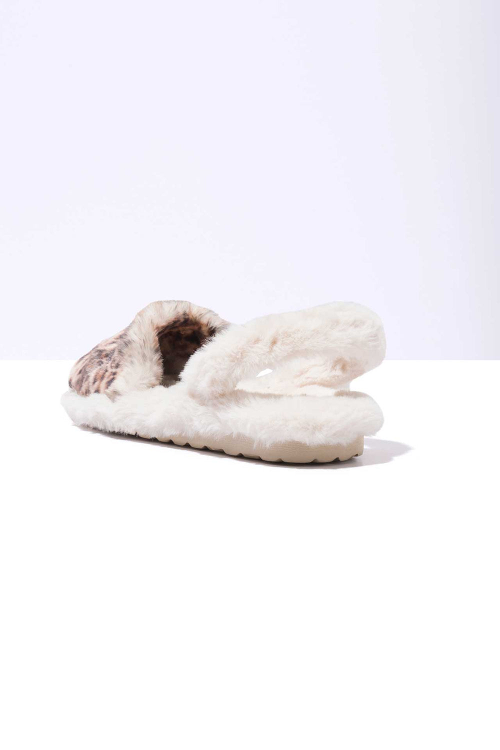 LEOPARDO CASA  - Leopard Fluffy Balearic Slippers