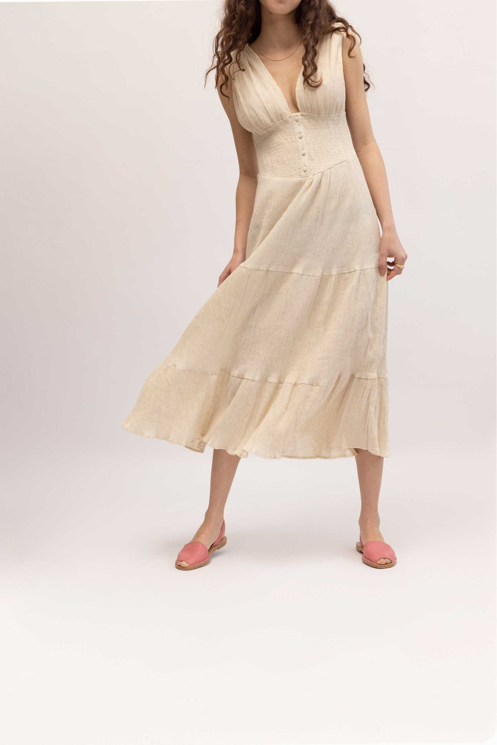 SORBETE ORIGINAL - Pink Leather Menorcan Sandals