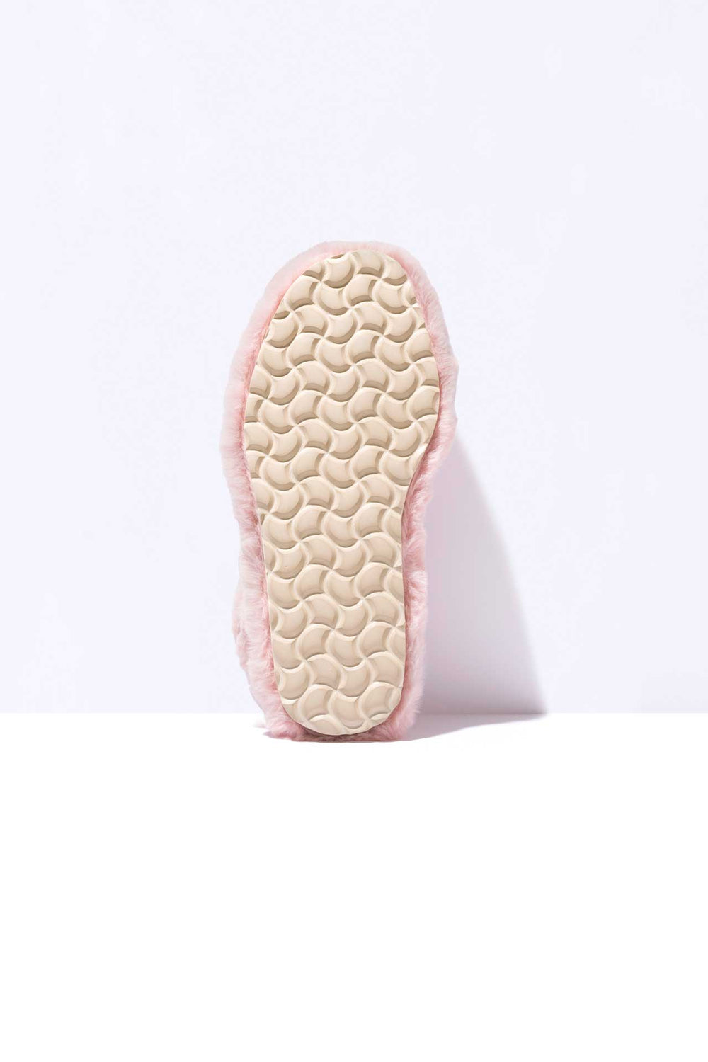MIA CASA  - Pink Fluffy Balearic Slippers