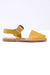CANARIO PESCA - Yellow Leather Buckle Menorcan Sandal