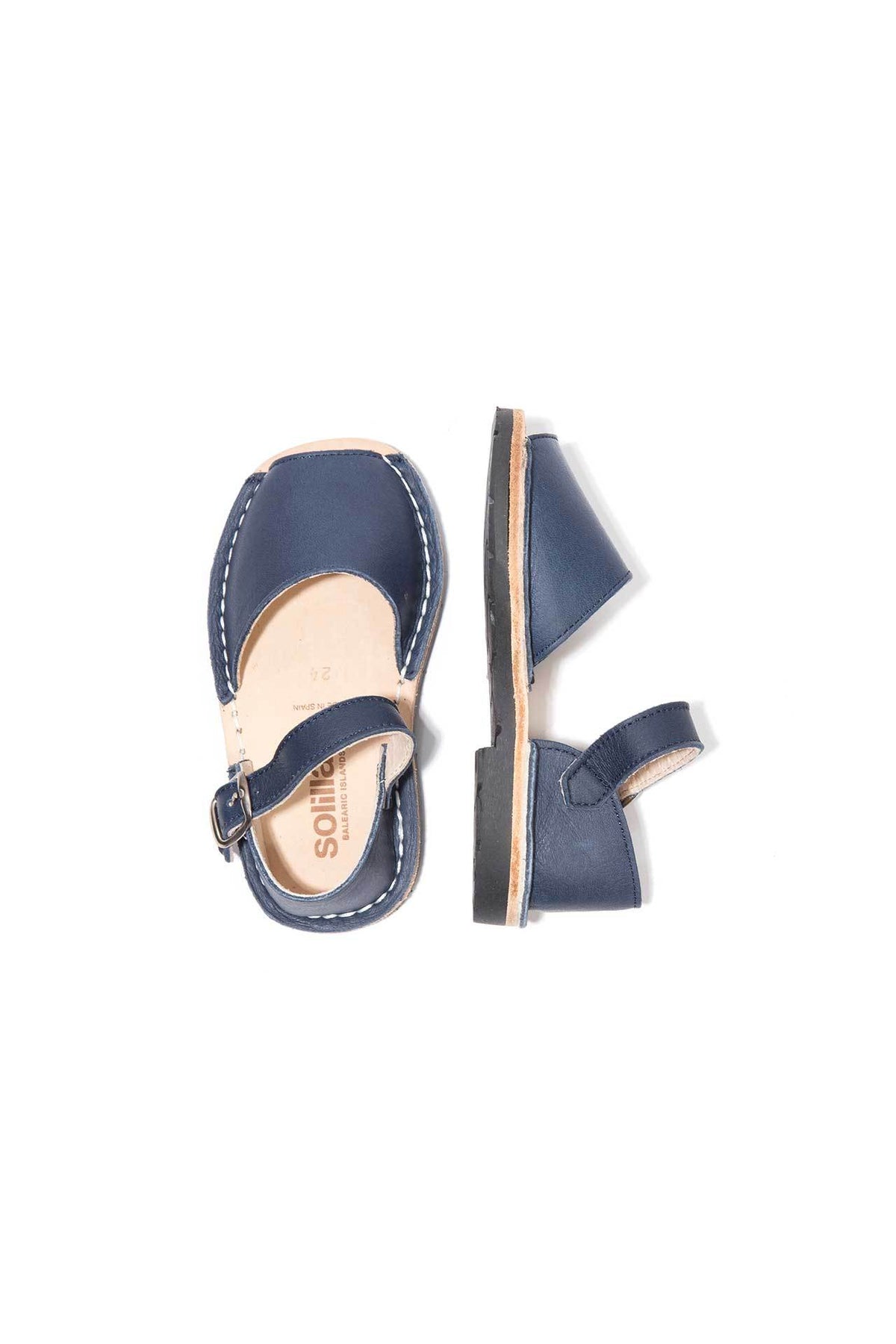 Marina - Leather Buckle sandals