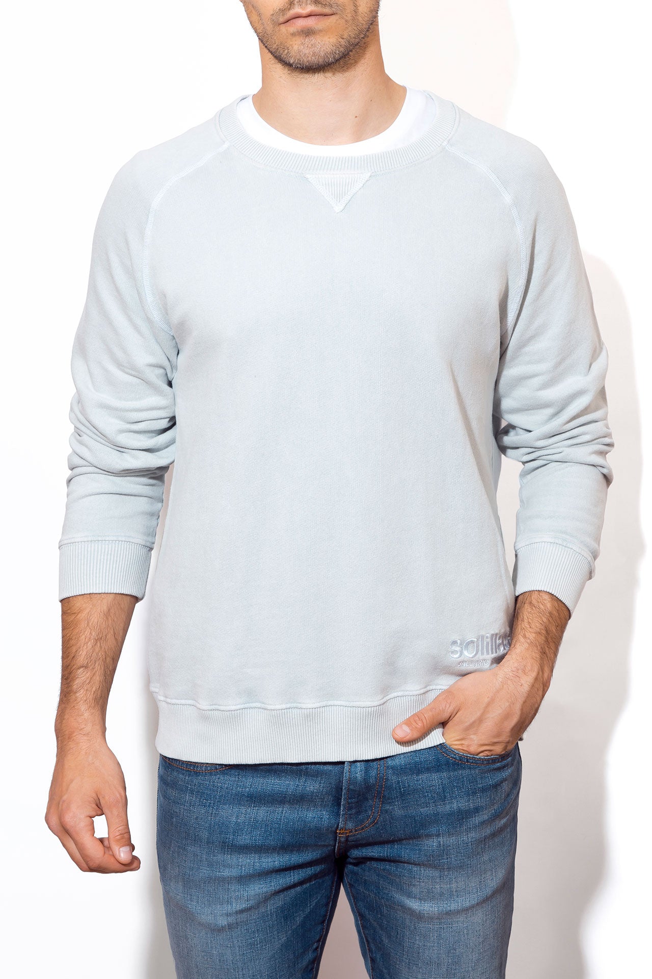 Men's Sweatshirt - Embroidered Logo