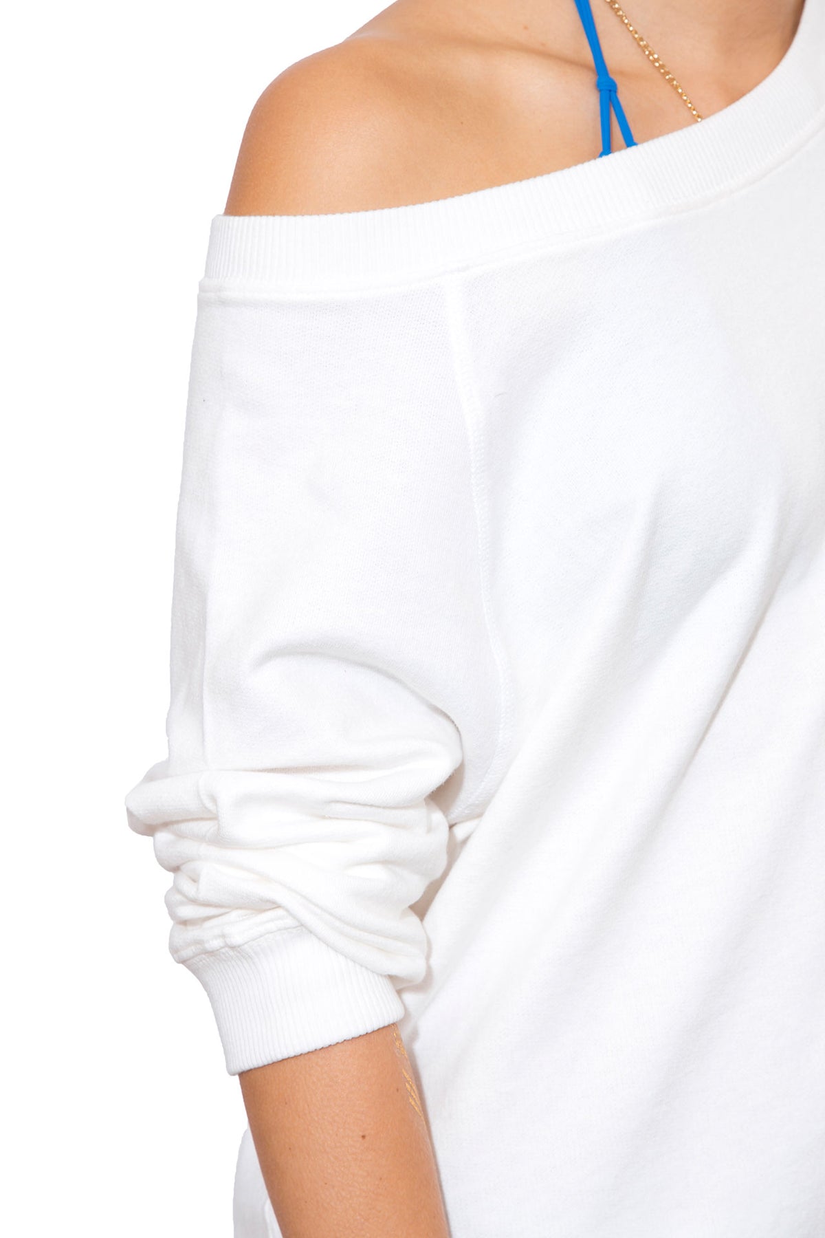 Women's Slouchy Beach Sweatshirt - Scribble Logo